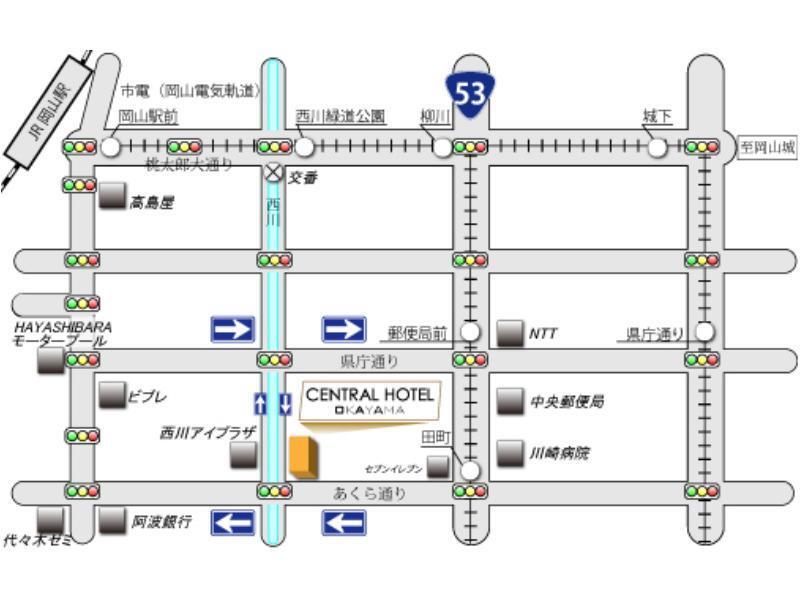 Central Hotel Okayama Esterno foto